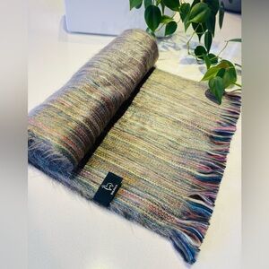 Shupaca Multicolor Alpaca Blend Scarf – Handmade in Ecuador – Ultra Soft & Cozy